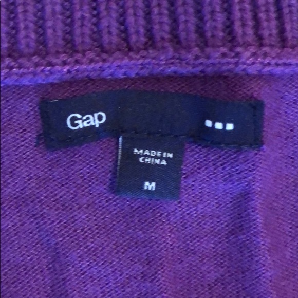Gap- soft purple crew sweater - Picture 3 of 8